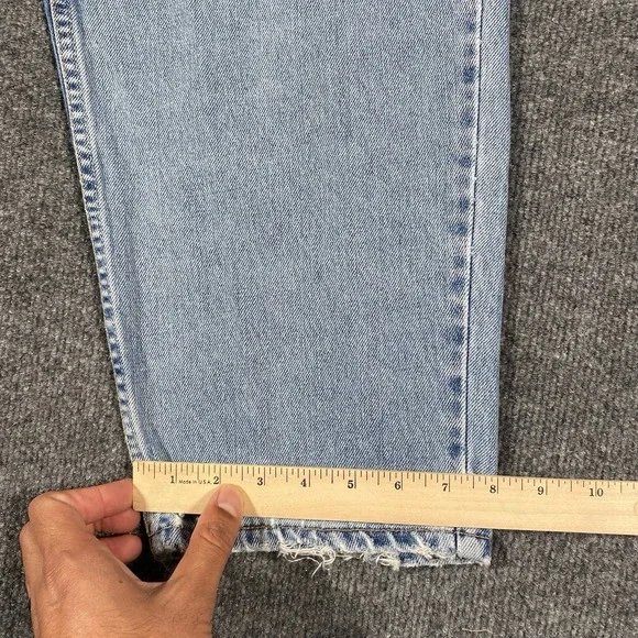 Vintage Y2K Levis 560 Comfort Fit Jeans Mens 36x30 Faded Distressed Light Wash - Picture 9 of 12